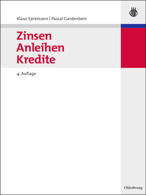 cover image of Zinsen, Anleihen, Kredite